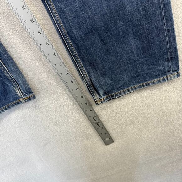 Diesel Jeans Mens 33x30 FIt 34x30 Regular Straight Whisker Larkee Button Fly y2k - Picture 4 of 12